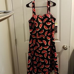 NWT KSL Watermelon print dress